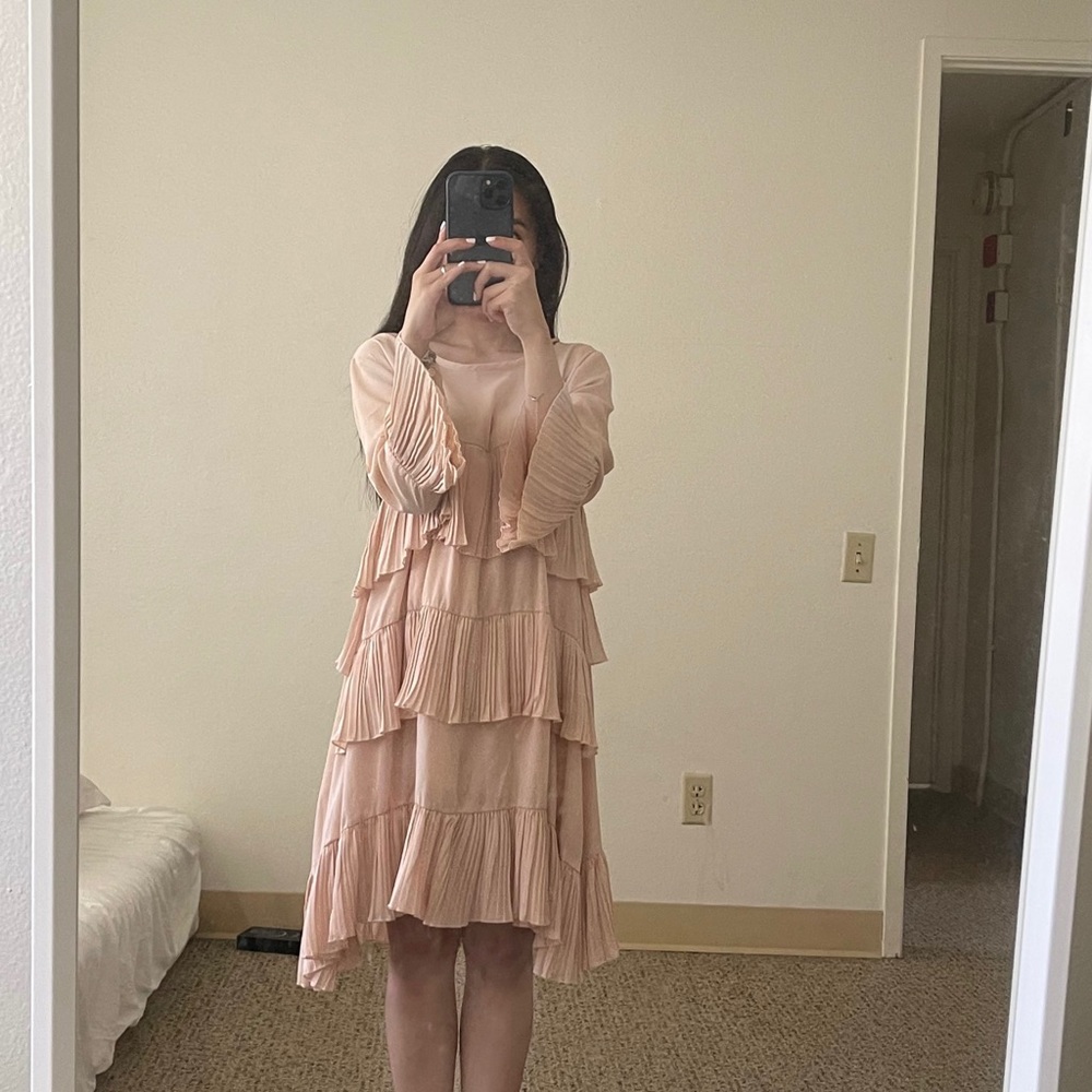 Beige Dress